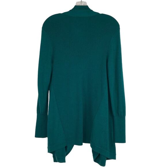 EILEEN FISHER Rounded Open Front Merino Wool Knit Cardigan Women’s Size Small - Picture 3 of 13